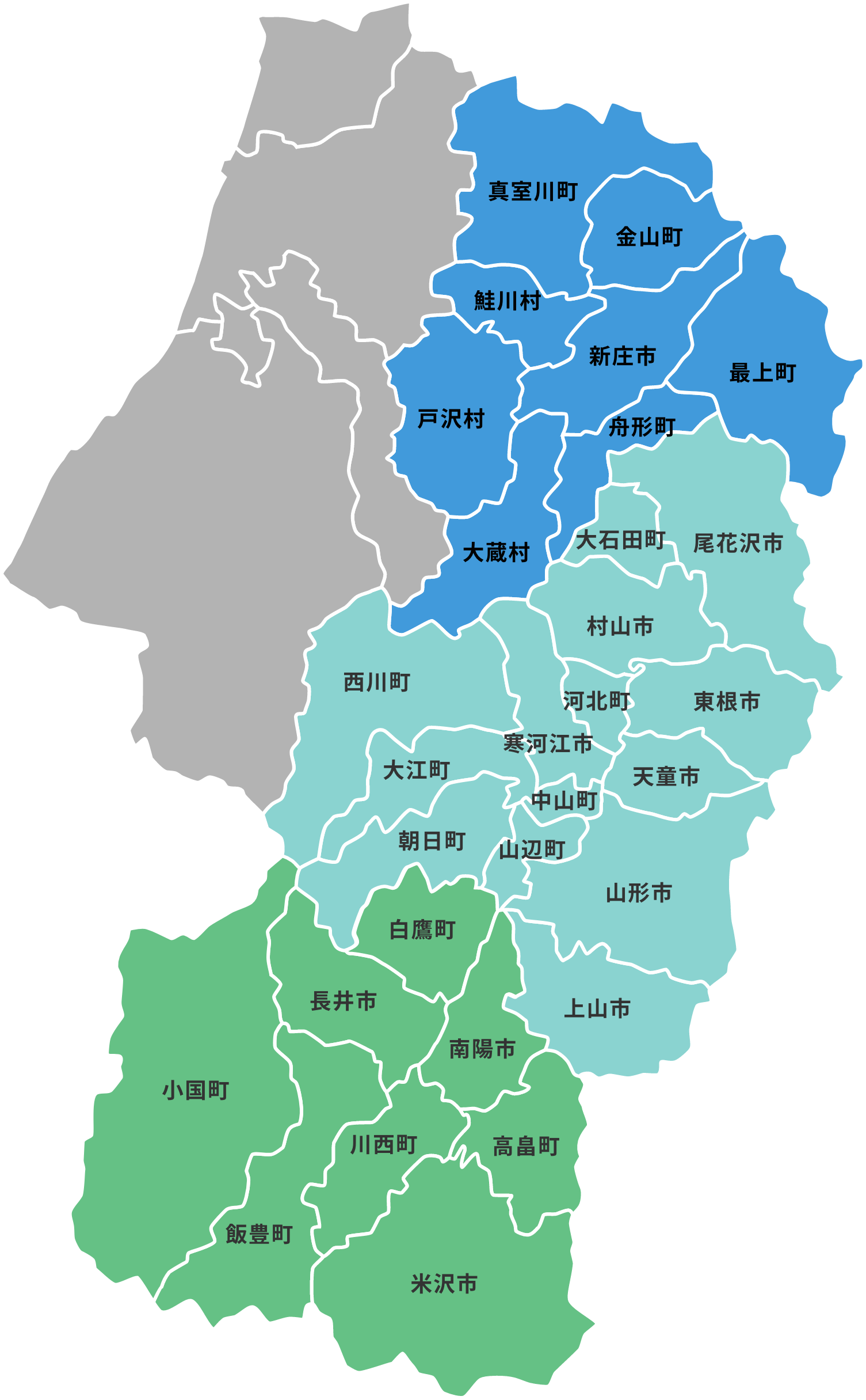 山形県マップ